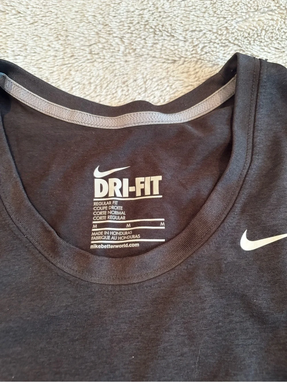 Nike Black Dri-FIT Racerback Tank - Picture 2 of 2